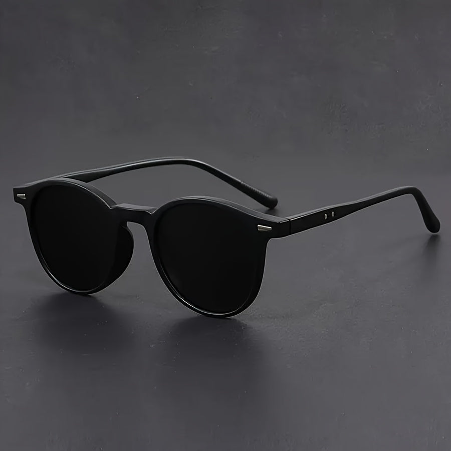 Lomaroshop | Men's Sunglasses RetroView – Round Tortoiseshell Glasses with Light Frame