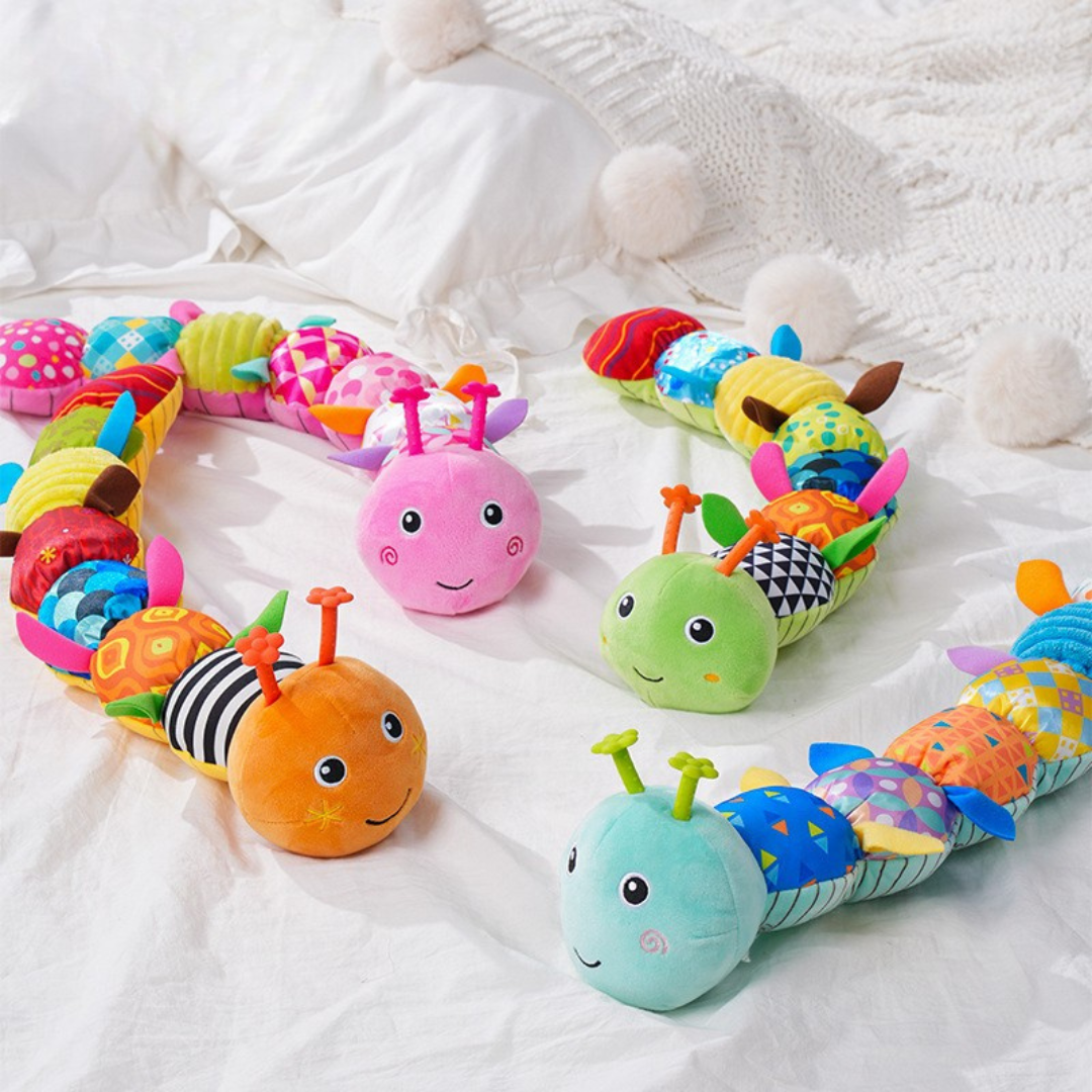Interactive Musical Caterpillar – Educational Soft Toy for Newborns and Early Childhood