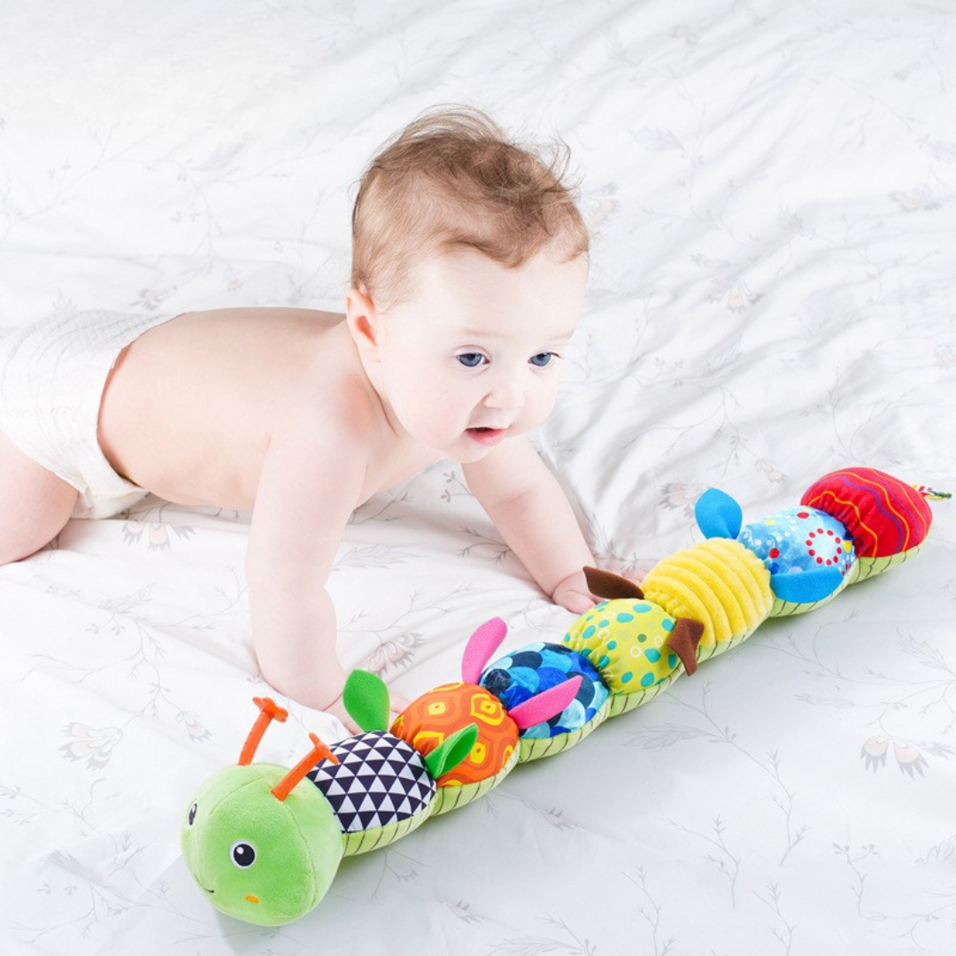 Interactive Musical Caterpillar – Educational Soft Toy for Newborns and Early Childhood