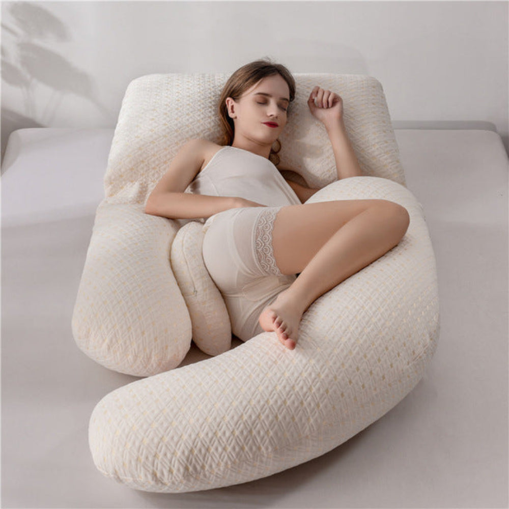 Soft Supportive U-Shaped Pregnancy Pillow