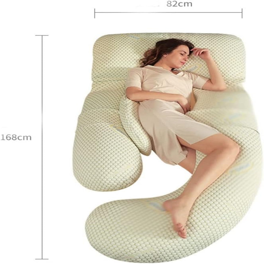 Soft Supportive U-Shaped Pregnancy Pillow