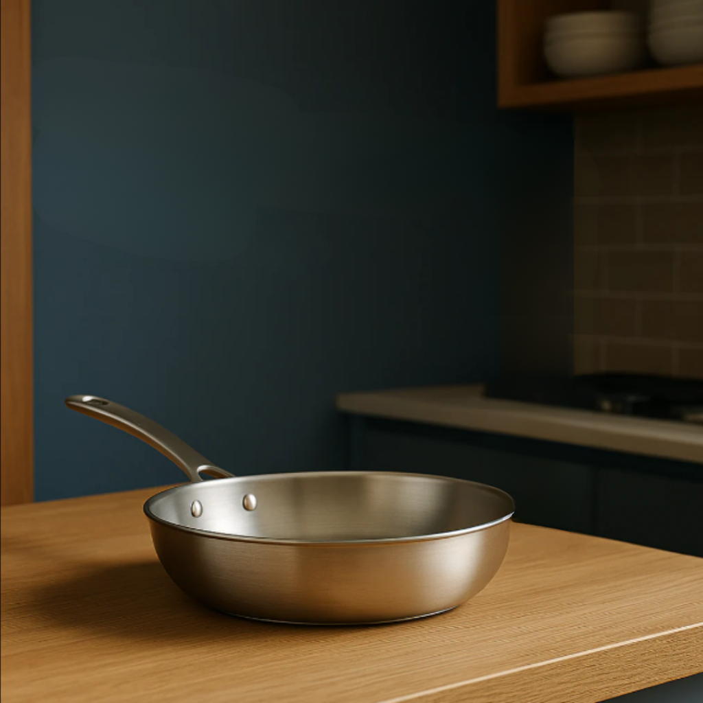 Titanium Induction Frying Pan – Hammered, Durable and Elegant