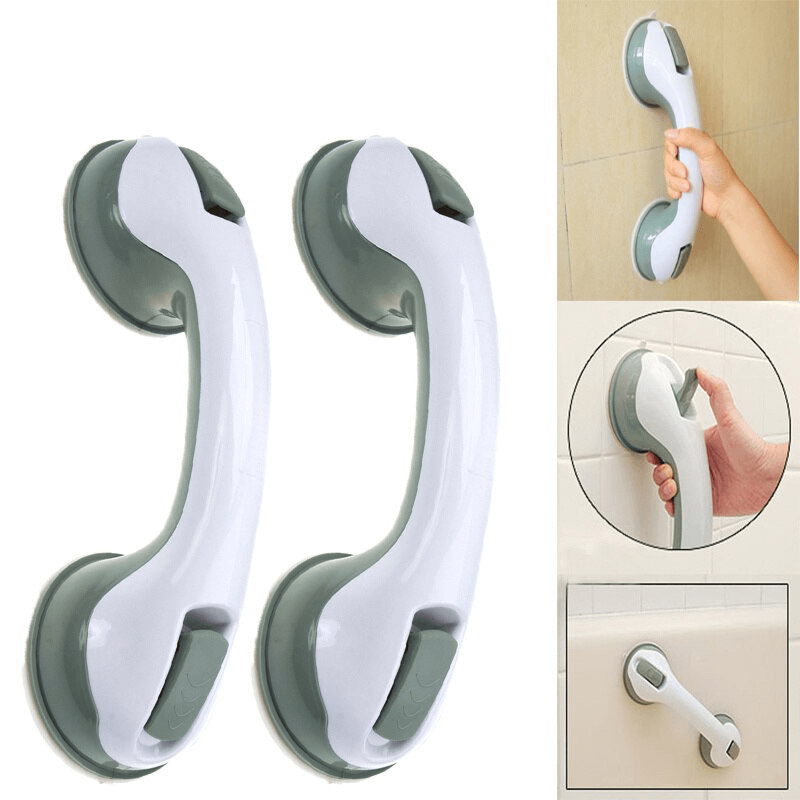 Grab handle | Suction mount with no drilling | Extra stable | SafeHold