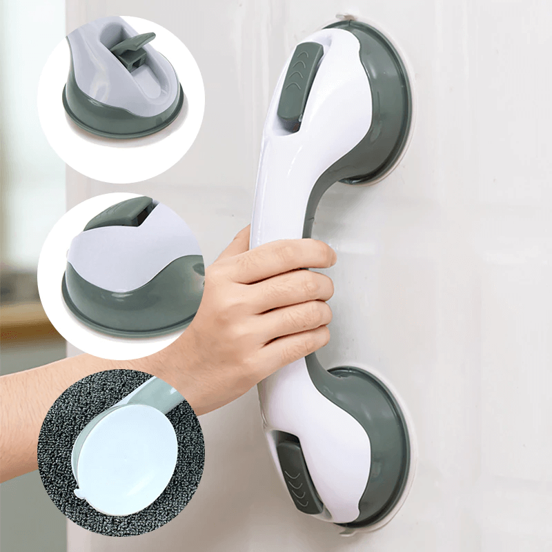 Grab handle | Suction mount with no drilling | Extra stable | SafeHold