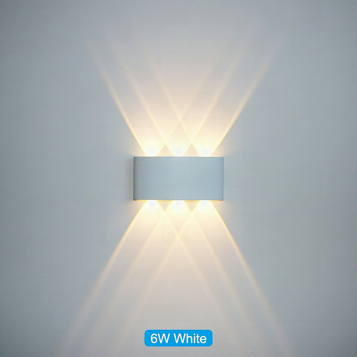 Waterproof indoor and outdoor LED wall light