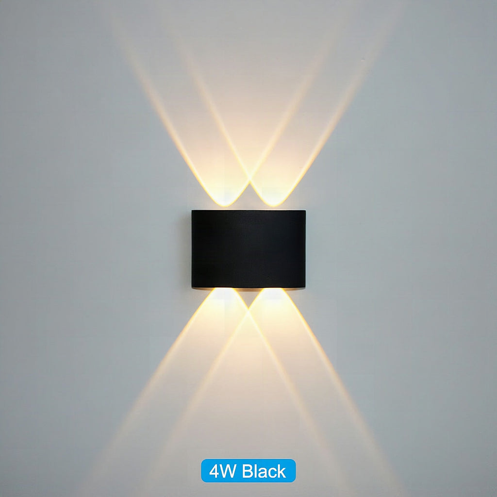 Waterproof indoor and outdoor LED wall light
