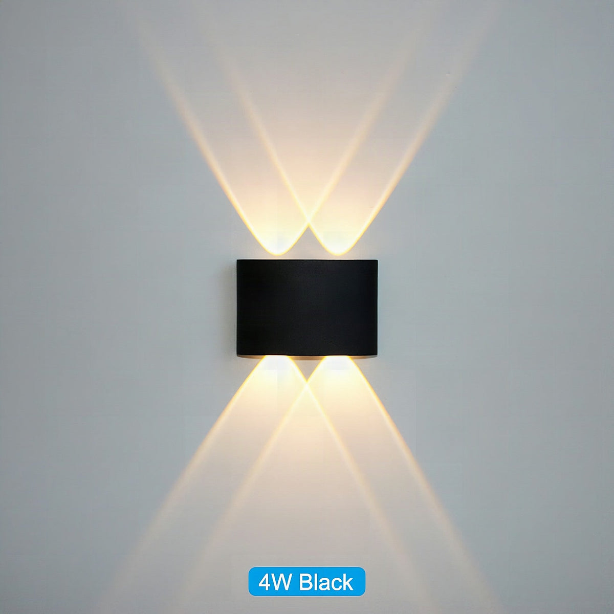 Waterproof indoor and outdoor LED wall light