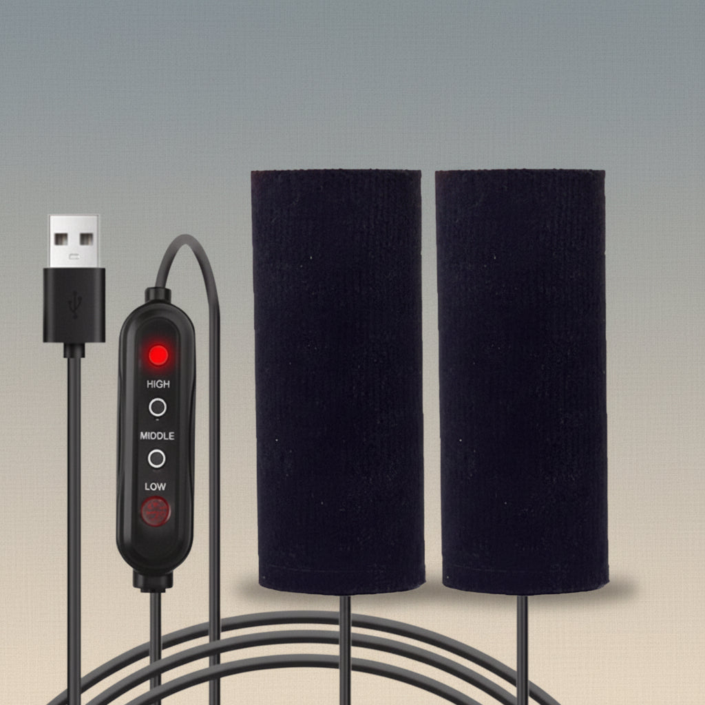 Heated Handlebar Grips — USB Powered, Temperature Control