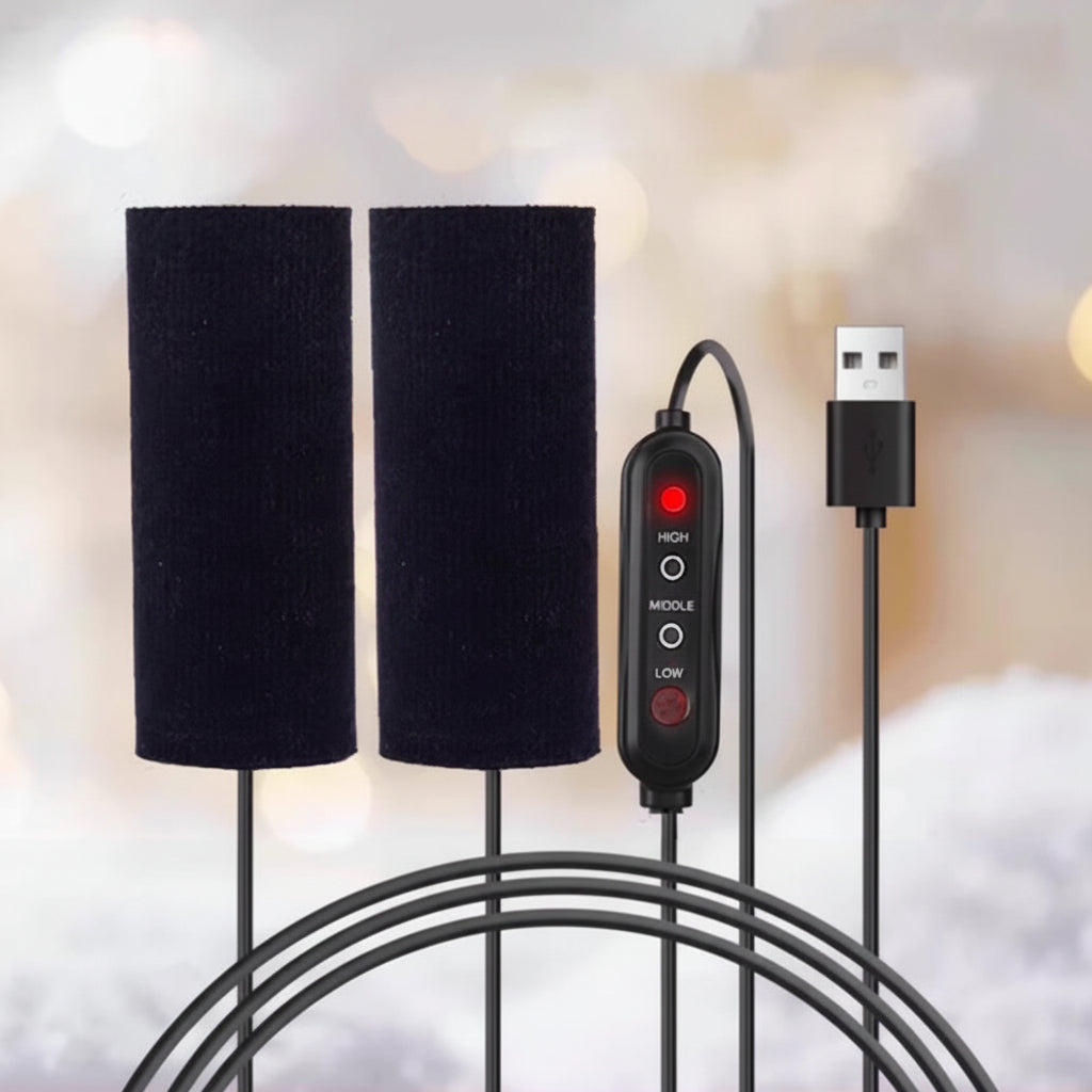 Heated Handlebar Grips — USB Powered, Temperature Control