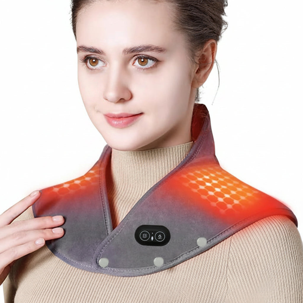 Heating Wrap | Neck & Shoulder U-Shape | Vibration Massage