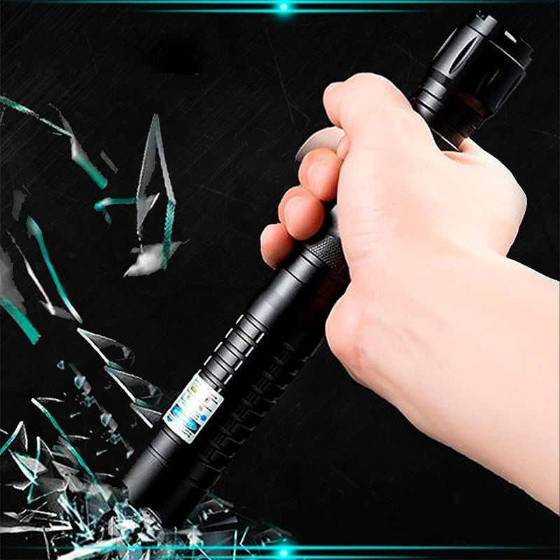 High Power Laser Pointer, Rechargeable Handheld Laser with Adjustable Beam, Waterproof Laser Pointer for Signaling