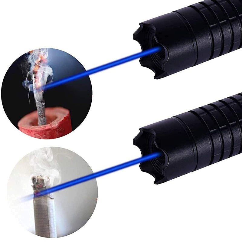 High Power Laser Pointer, Rechargeable Handheld Laser with Adjustable Beam, Waterproof Laser Pointer for Signaling