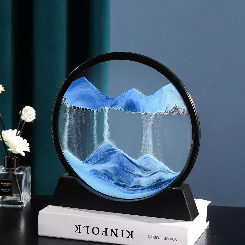 Hourglass | Moving sand picture | Soothing sand landscapes | ZenSands