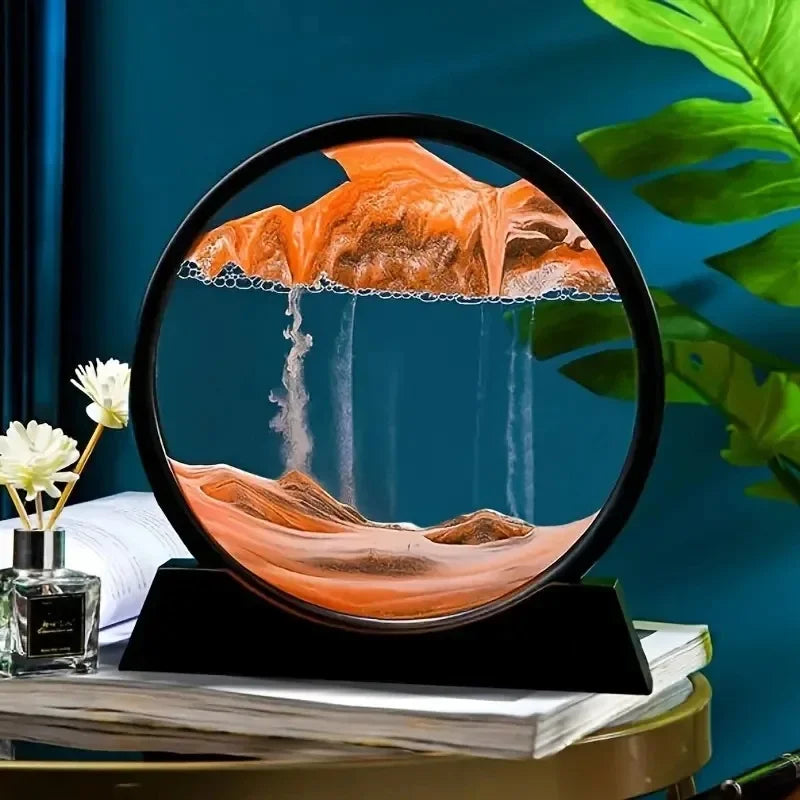 Hourglass | Moving sand picture | Soothing sand landscapes | ZenSands