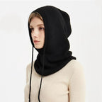 Cashmere-Blend Knit Beanie with Adjustable Fit
