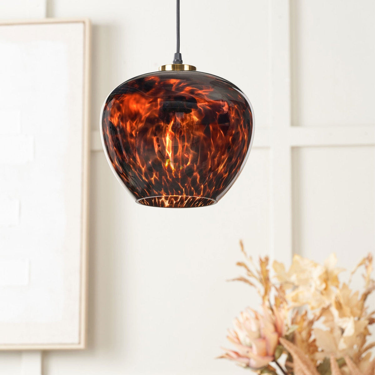 Lamya Tortoiseshell - Pendant Ceiling Light