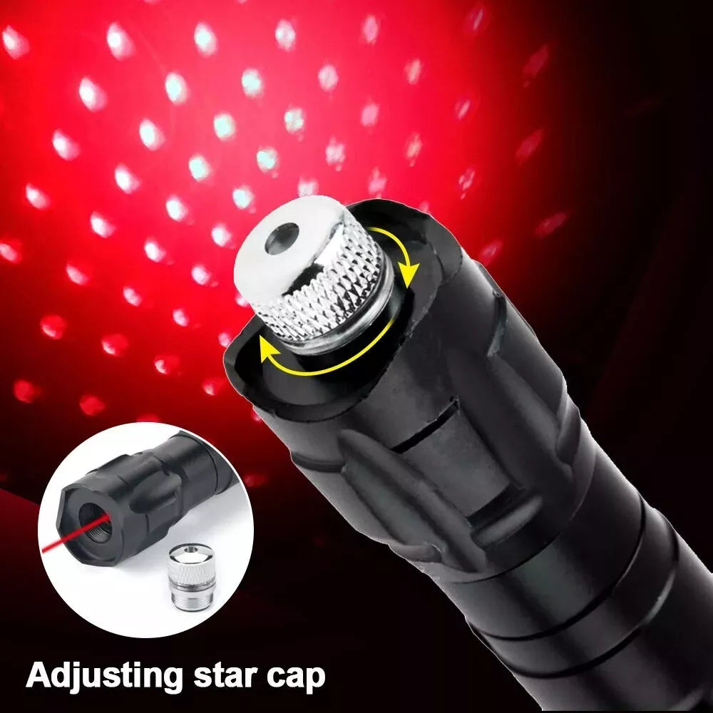 Laser Pointer Rechargeable Red Multipurpose Torch Set