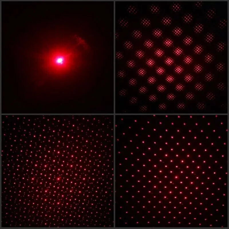 Laser Pointer Rechargeable Red Multipurpose Torch Set
