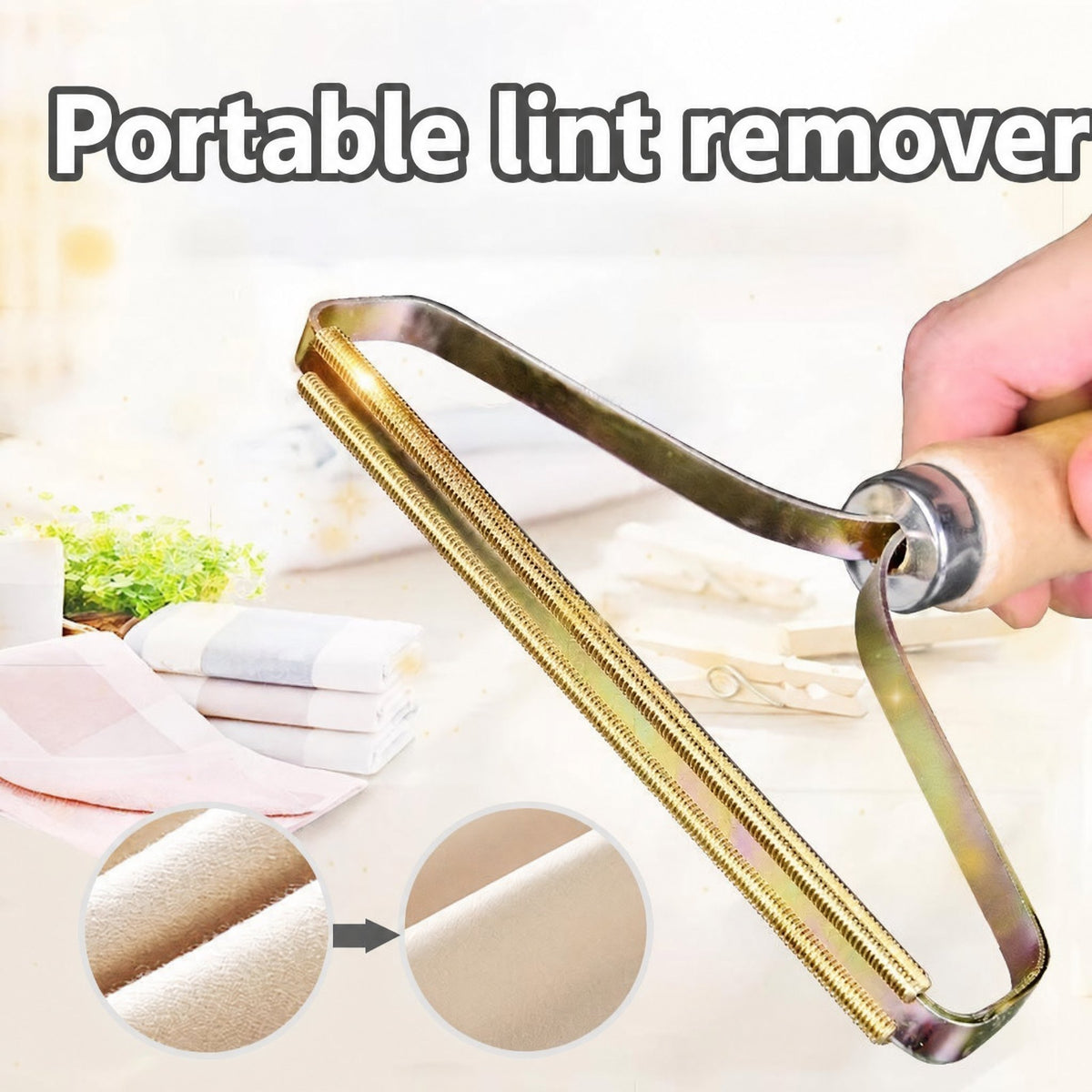 Lint remover for cashmere, wool sweaters, and knitwear