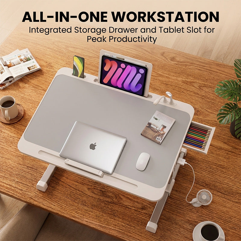 Lomaroshop Adjustable Lap Desk With Light