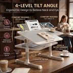 Lomaroshop Adjustable Lap Desk With Light