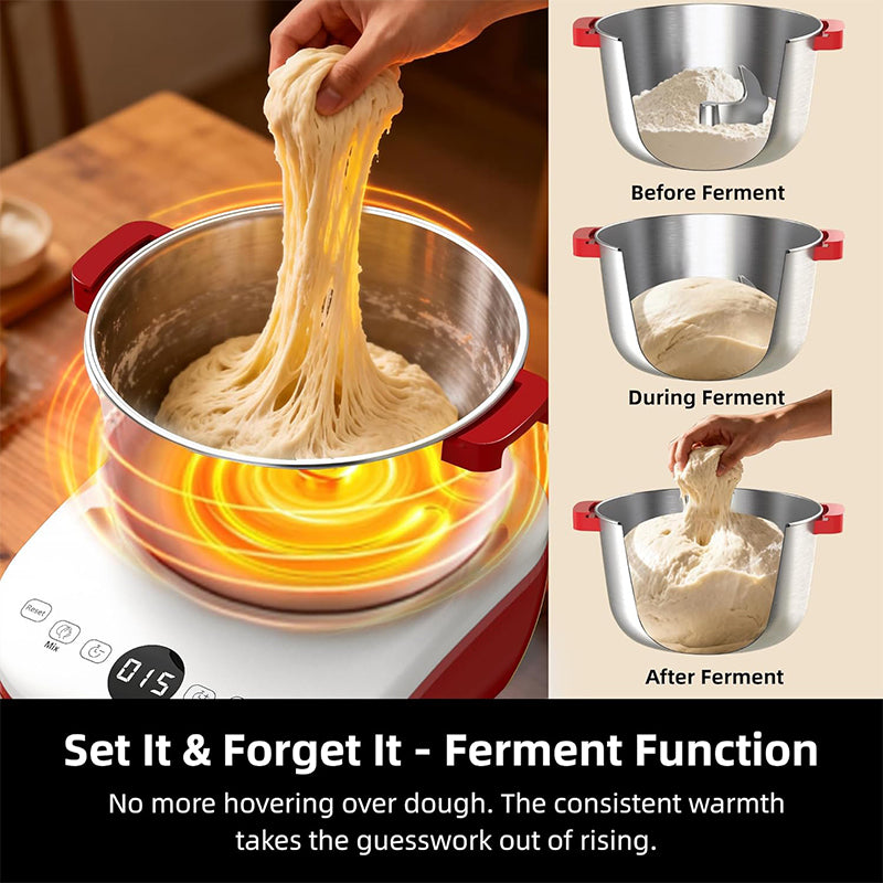 Lomaroshop Automatic Dough Mixer With Ferment Function