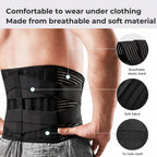 Back Support | Lumbar Support Belt | 360-Degree Stabilization | OrthoFlexa