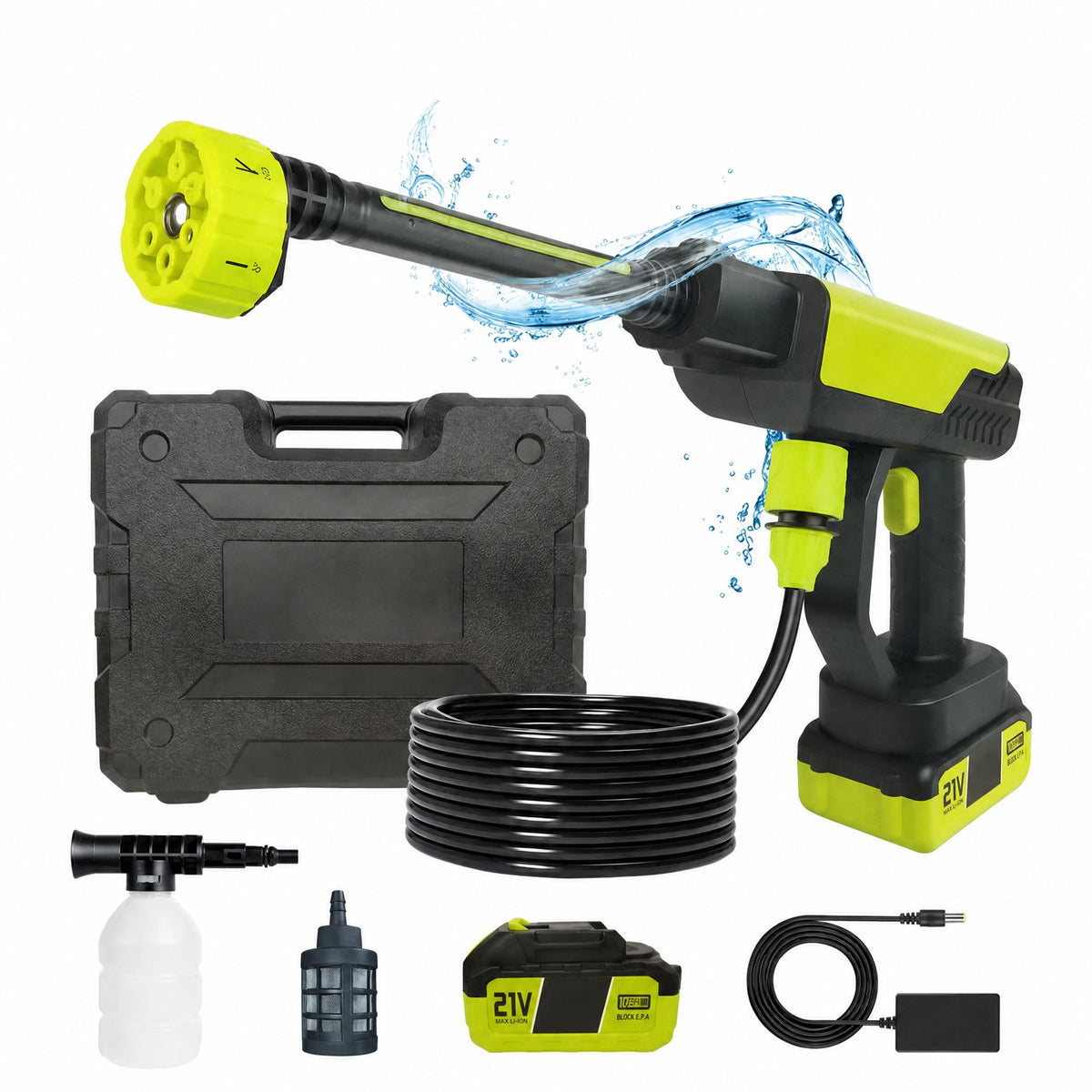 Lomaroshop Cordless Pressure Washer Gun