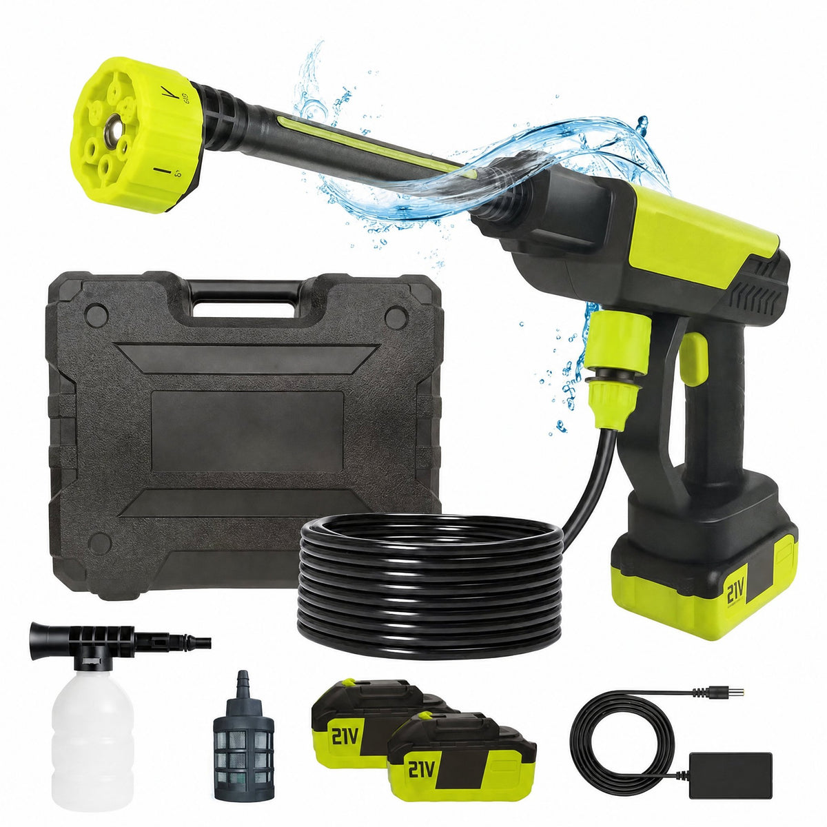 Lomaroshop Cordless Pressure Washer Gun