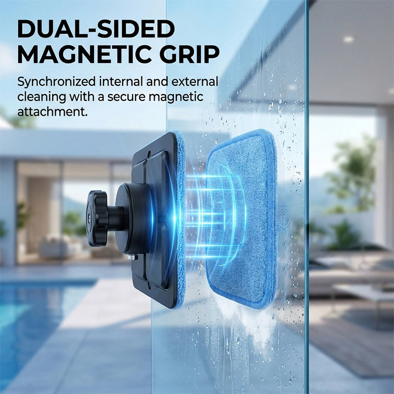Lomaroshop Double Sided Magnetic Windshield Cleaning Kit