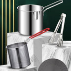 Lomaroshop Multifunctional 304 Stainless Steel Fryer