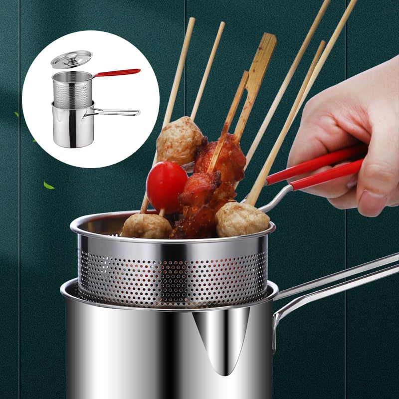 Lomaroshop Multifunctional 304 Stainless Steel Fryer
