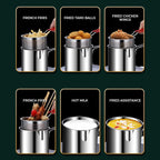 Lomaroshop Multifunctional 304 Stainless Steel Fryer