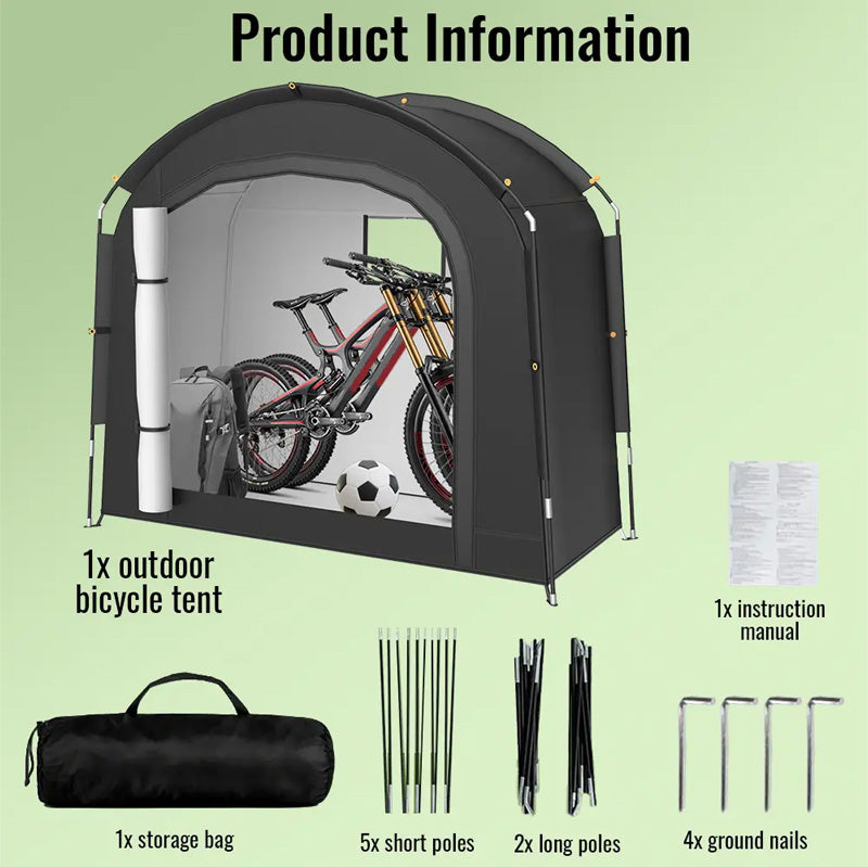 Lomaroshop Portable Waterproof Outdoor Storage Shelter