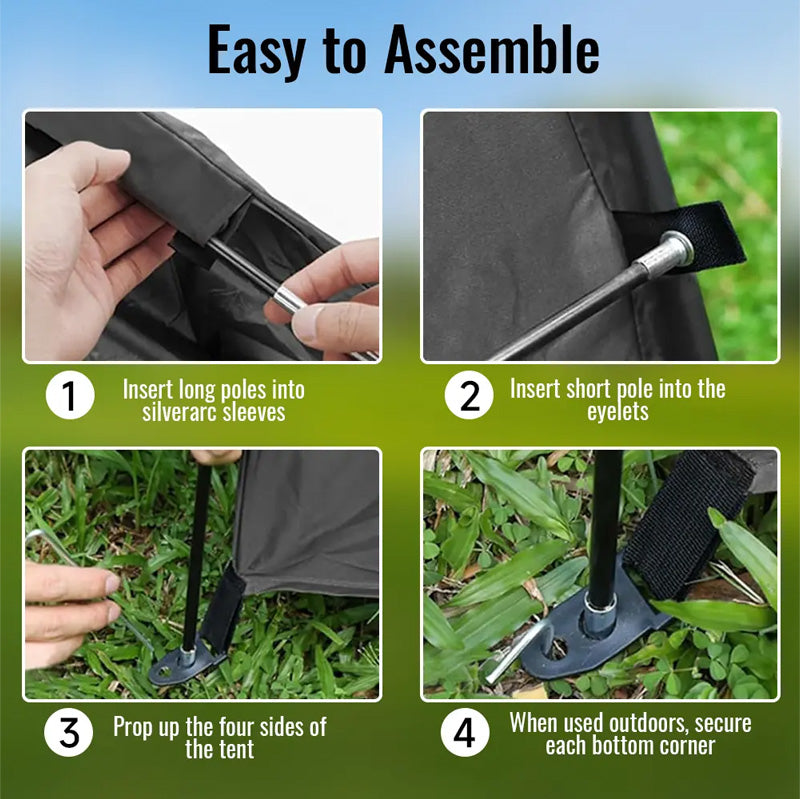 Lomaroshop Portable Waterproof Outdoor Storage Shelter
