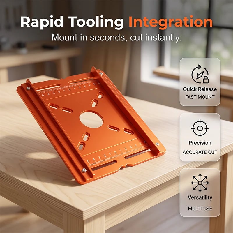 Lomaroshop Precision Wood Router Slotting Guide Bracket