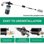 Lomaroshop Professional Propane Weed Torch Burner