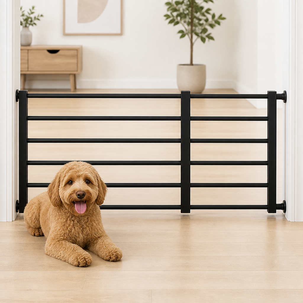 LomaroshopAdjustable Width & Tool-Free Indoor Pet Gate