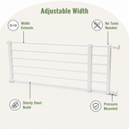 LomaroshopAdjustable Width & Tool-Free Indoor Pet Gate