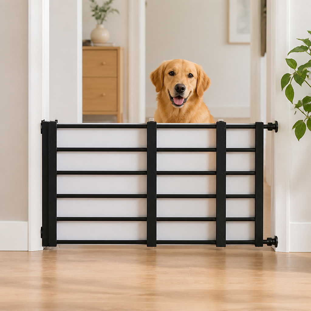 LomaroshopAdjustable Width & Tool-Free Indoor Pet Gate