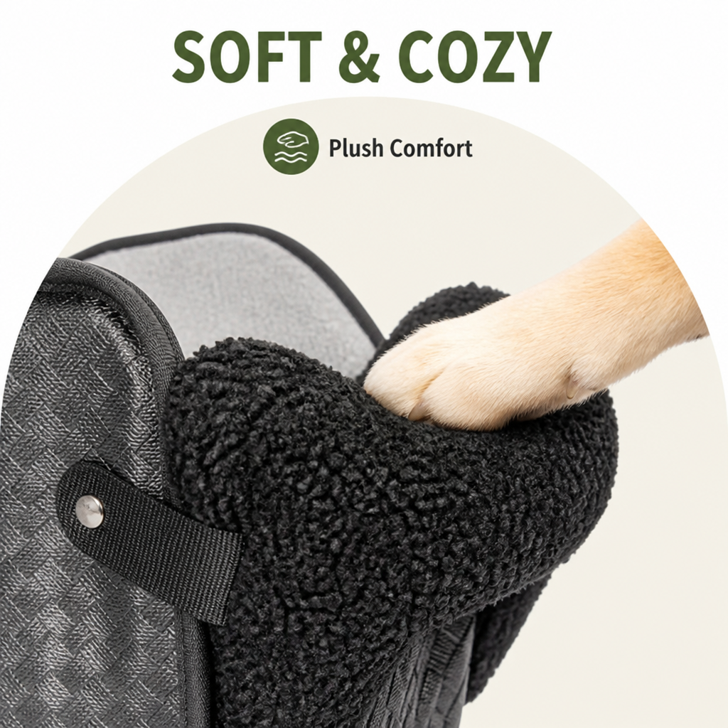 LomaroshopBreathable Mesh & Safety Harness Dog Car Seat