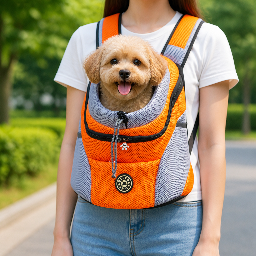 LomaroshopBreathable Padded Hands-Free Backpack Carrier
