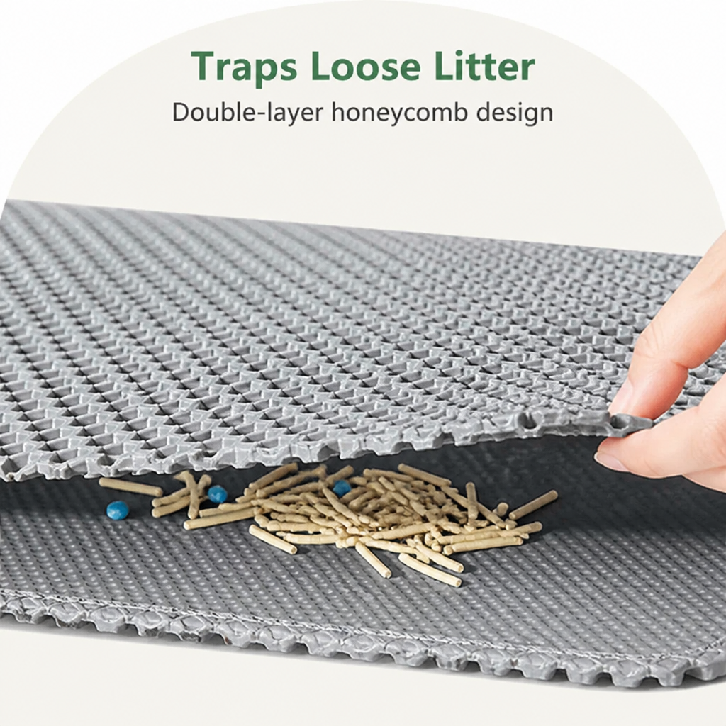 LomaroshopDouble-Layer Waterproof & Non-Slip Litter Mat