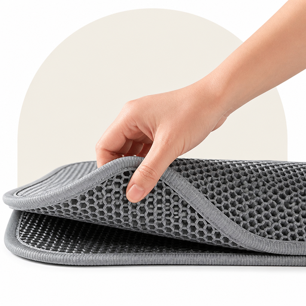LomaroshopDouble-Layer Waterproof & Non-Slip Litter Mat