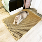 LomaroshopDouble-Layer Waterproof & Non-Slip Litter Mat