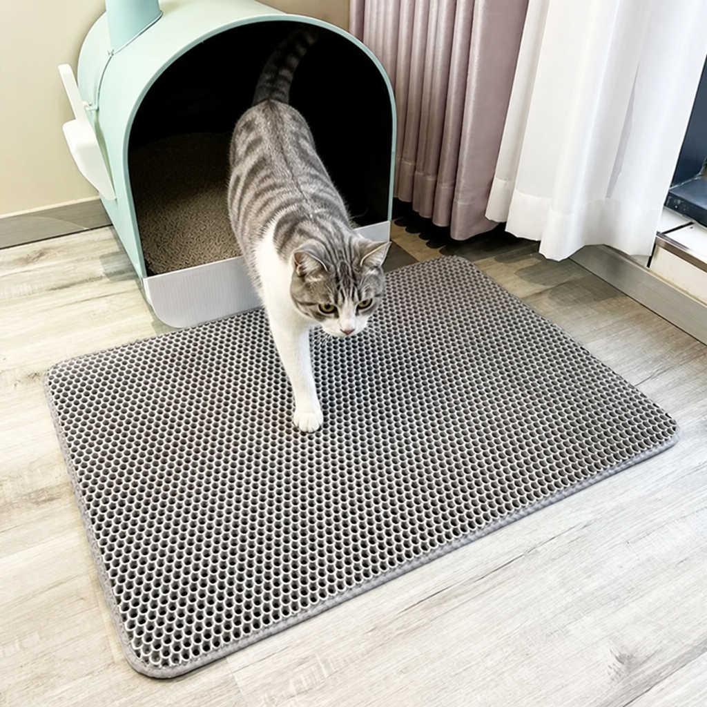 LomaroshopDouble-Layer Waterproof & Non-Slip Litter Mat