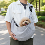 LomaroshopErgonomic Hands‑Free Crossbody Pet Sling Carrier (Fits Pets Up To 14.3 lb)