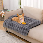 LomaroshopFluffy Plush Washable Bolster Bed