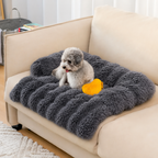 LomaroshopFluffy Plush Washable Bolster Bed
