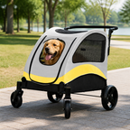 LomaroshopFoldable 4-Wheel Breathable Mesh Travel Stroller
